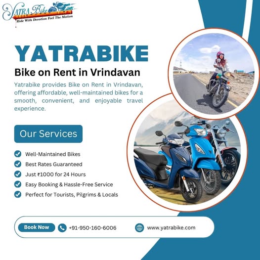 Renting a Bike in Mathura Vrindavan